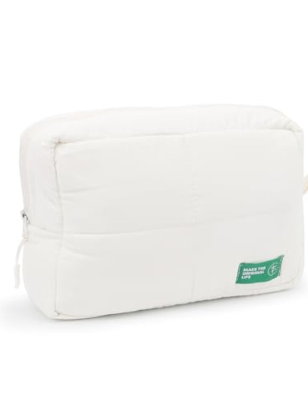 Puffy Quilted Makeup Bag Small Cosmetics Pouch Toiletry Organizer Travel